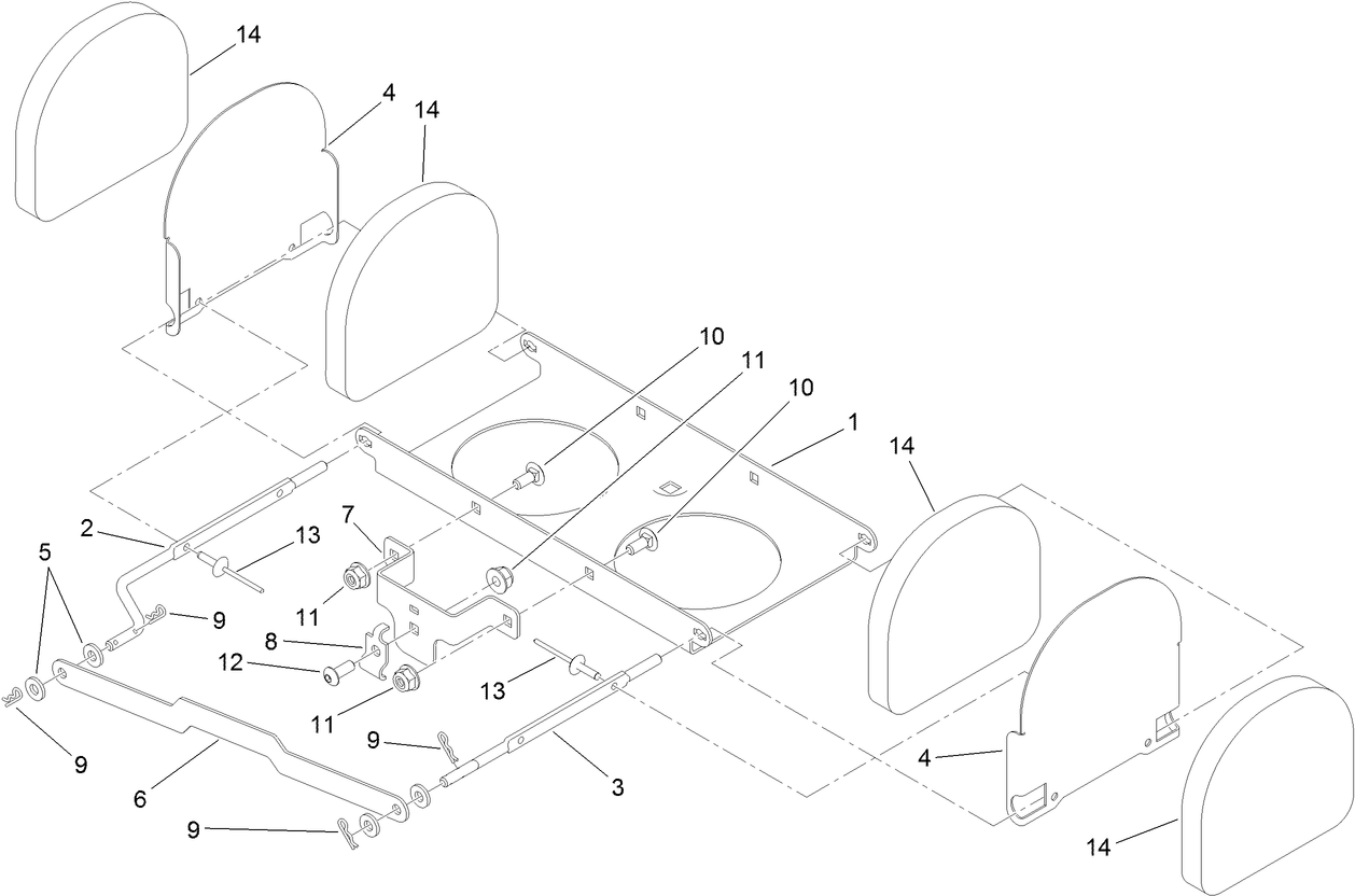 Air Diverter Assembly No. 121-8369  For Cab Model Only