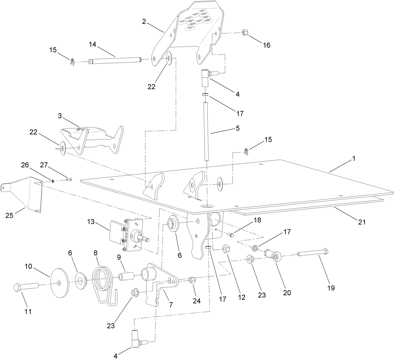 Pedal Assembly No. AU106377