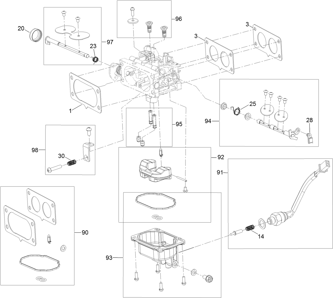 thumbnail image 2 of 2X Spindle Assembly For Toro Time Cutter MX4250 42 Inch – 2015-2019, Replaces 117-7268 2 of 4