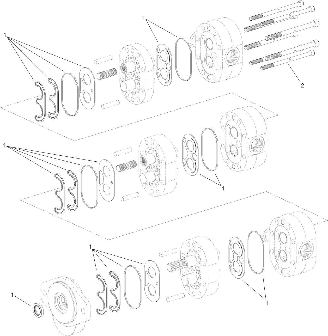 Triple Pump Assembly No. 114-4840