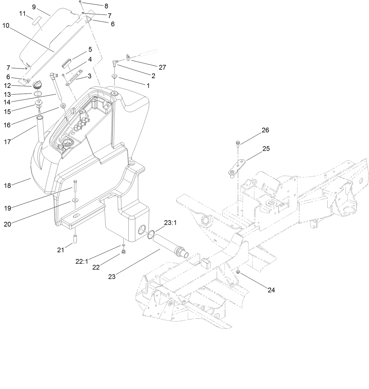 Hydraulic Tank Assembly