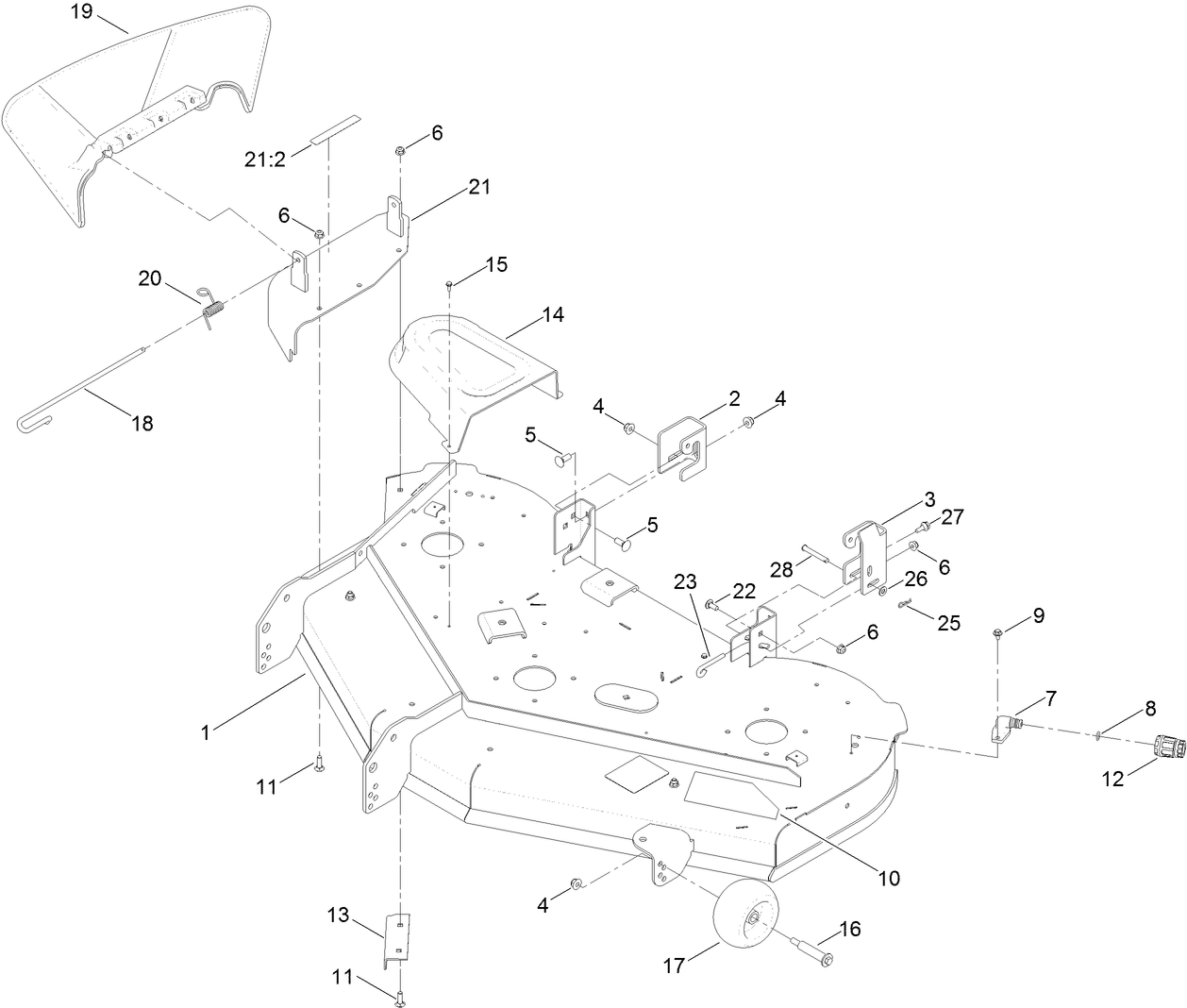 50 Inch Deck Assembly