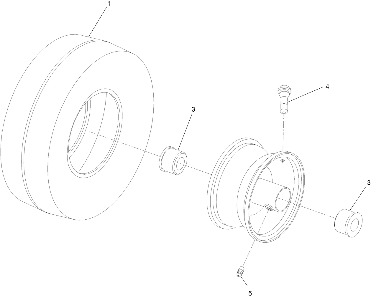 Caster Wheel Assembly No. 130-0736
