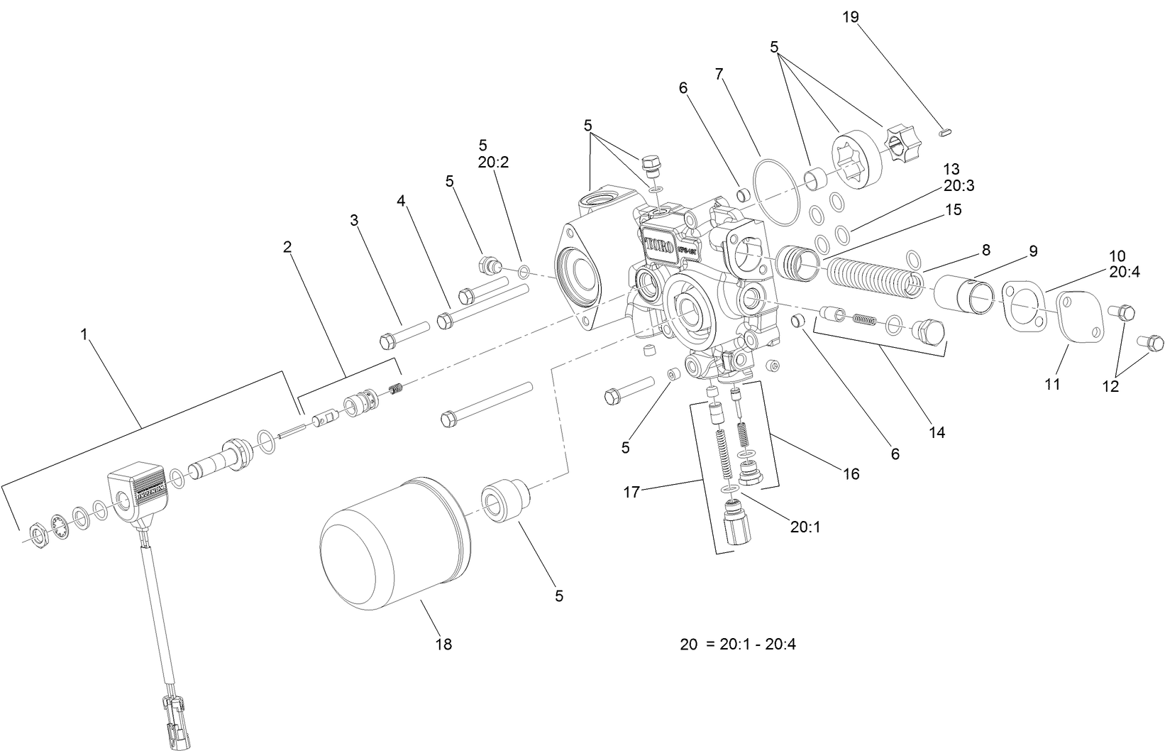 Charge Pump Housing Assembly  Transmission Assembly No. 125-9290