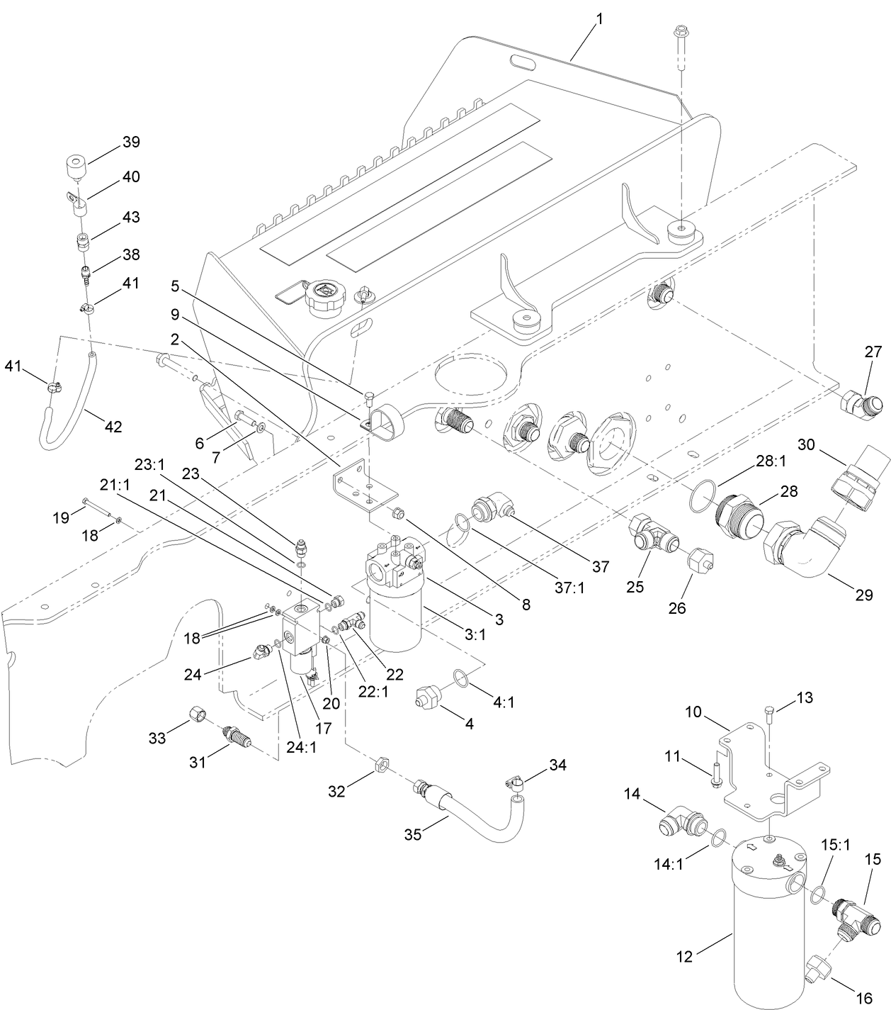 Hydraulic Tank Assembly