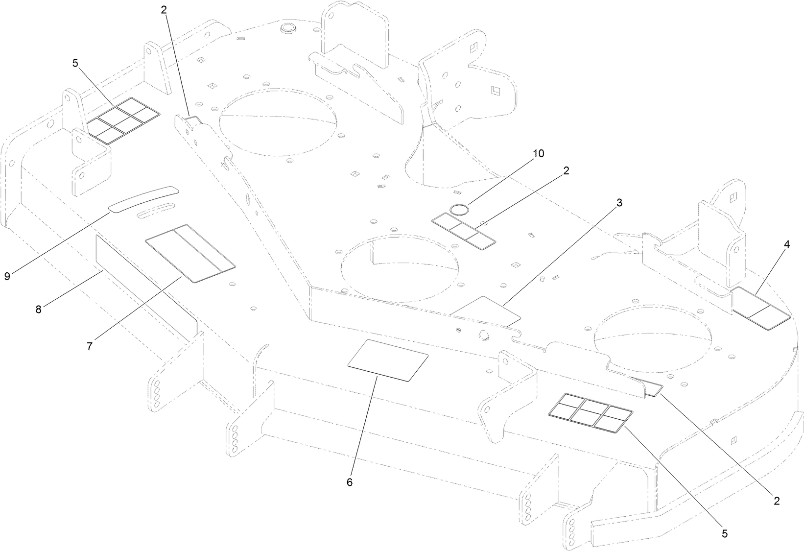 Deck Decal Assembly No. 131-7673