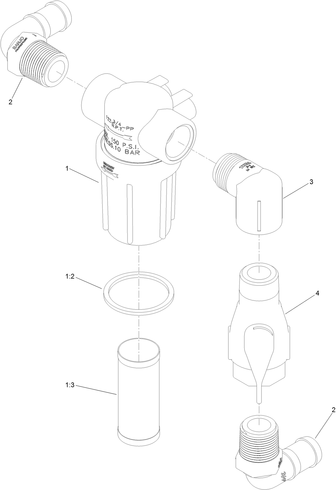 Strainer Assembly No. 126-4358