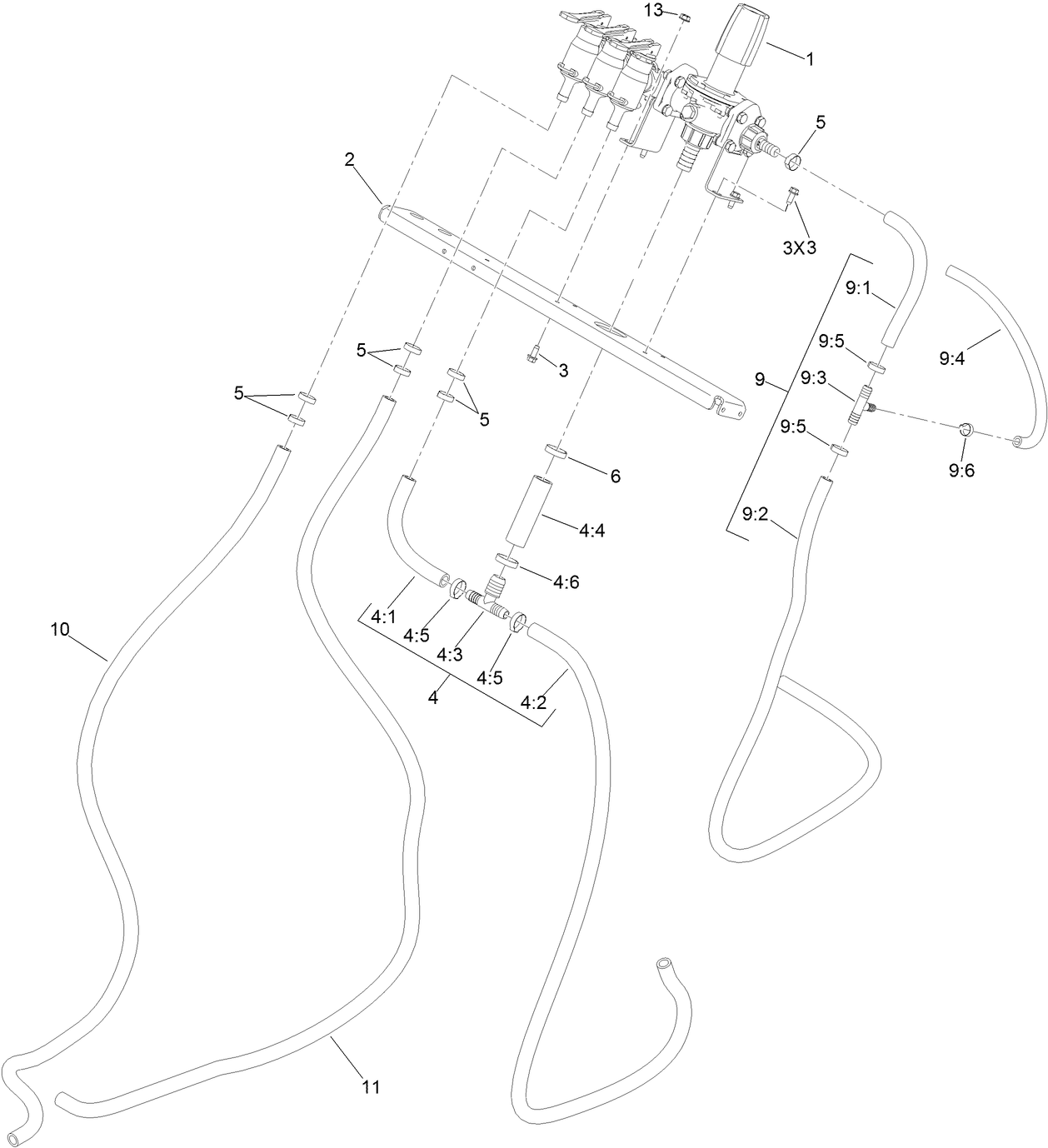 Control Valve Manifold Assembly No. 126-2249
