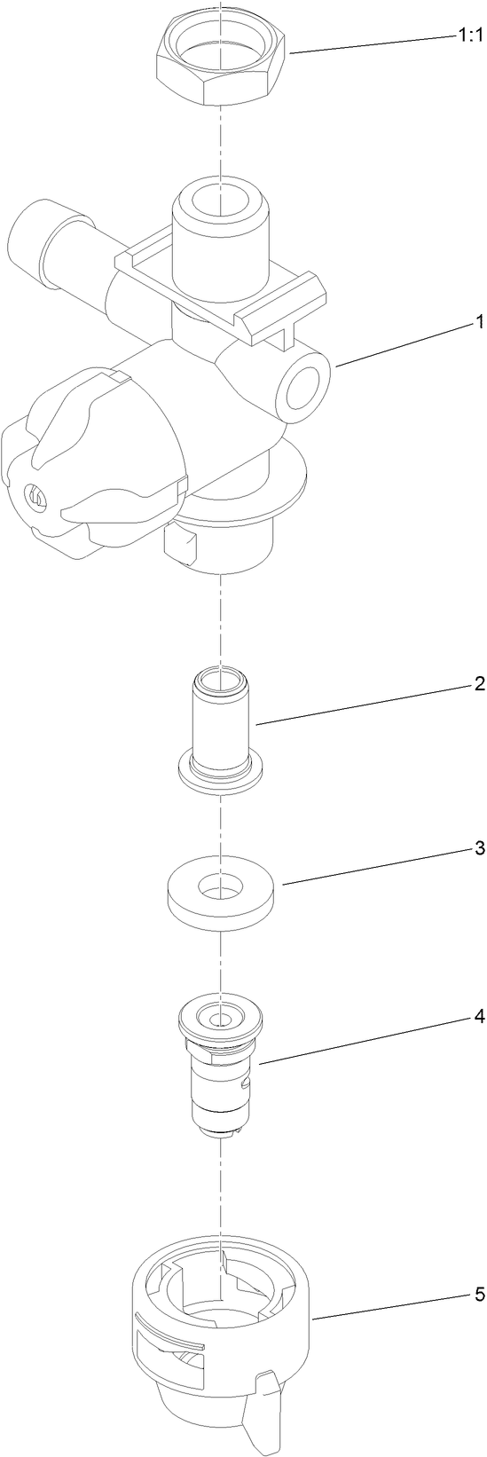 Center Nozzle Assembly No. 126-3668