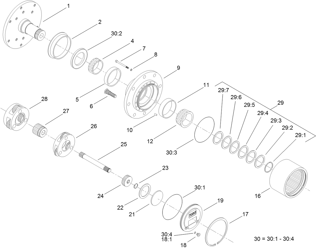 Planetary Assembly No. 105-4500
