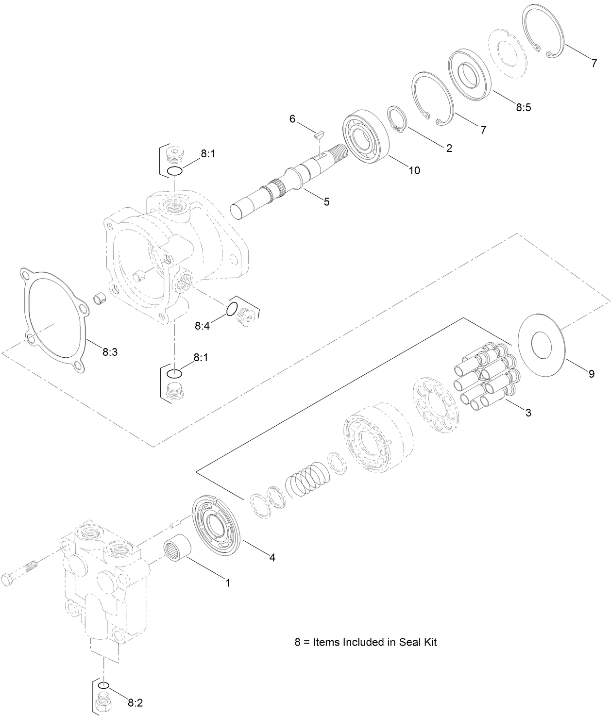 Hydraulic Motor Assembly No. AU118007