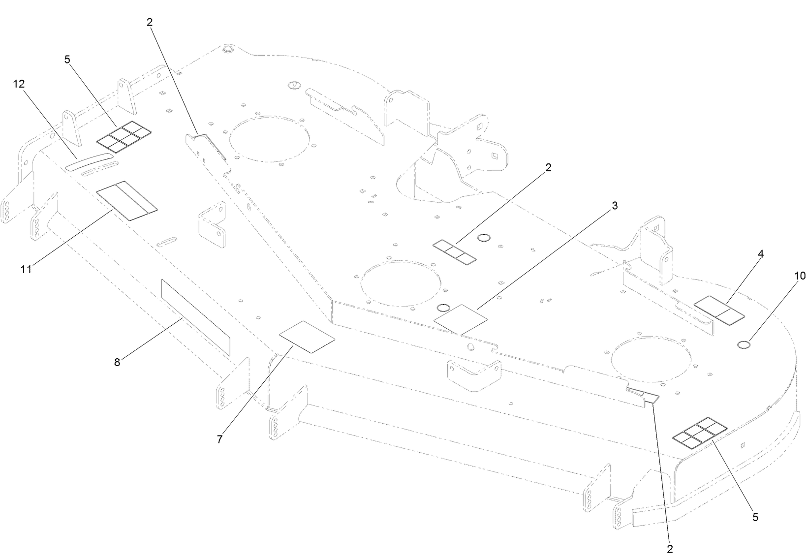 Deck Decal Assembly No. 114-5820