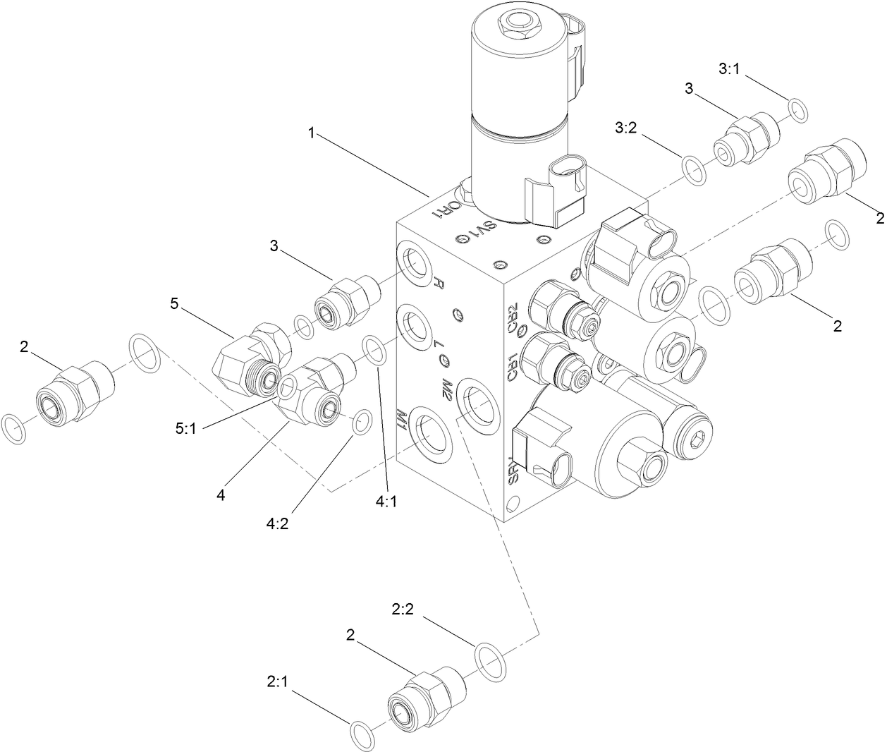 Hydraulic Manifold Assembly No. 117-8366
