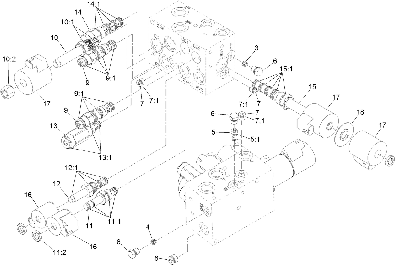 Hydraulic Manifold Assembly No. 112-6752