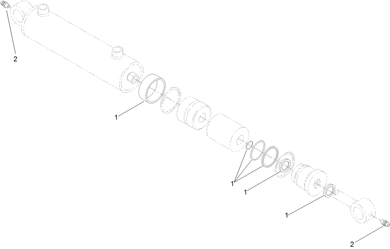 Hydraulic Cylinder Assembly No. 115-8933