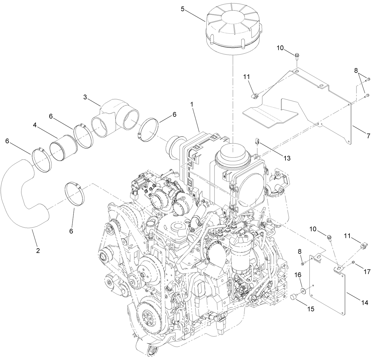 Air Cleaner and Mounting Assembly