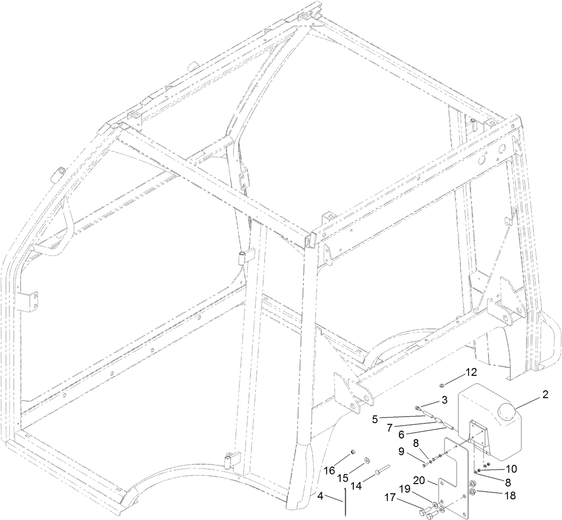 Washer Bottle Assembly