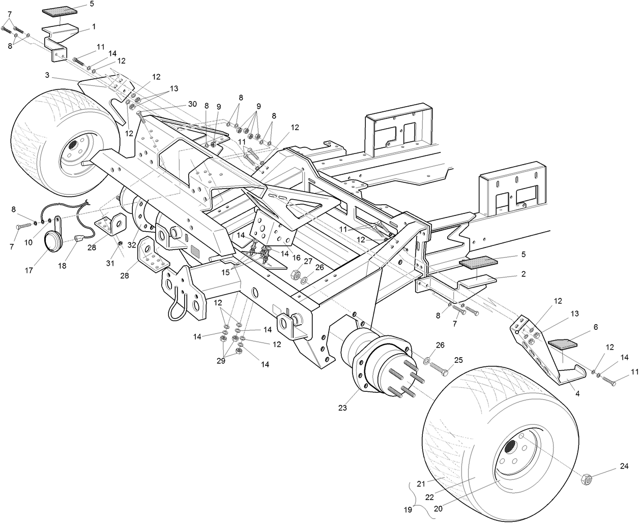 Front Wheels & Footsteps