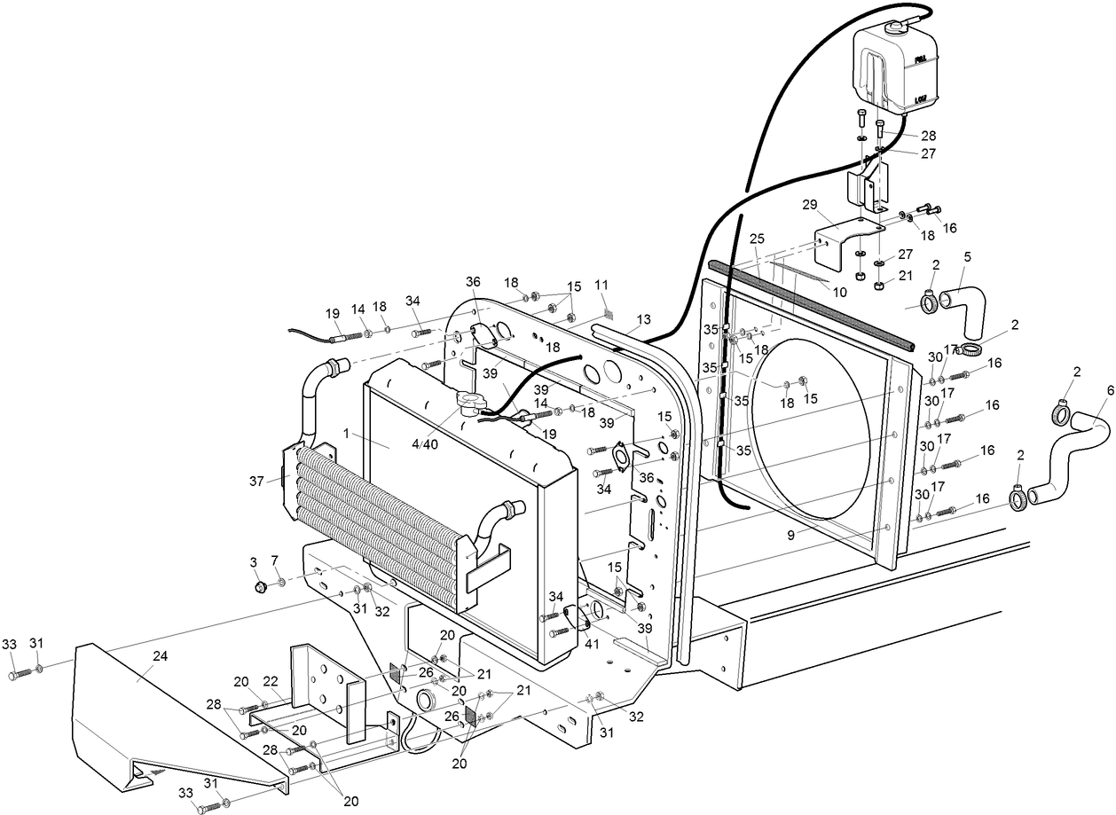 Oil Cooler & Radiator Assembly