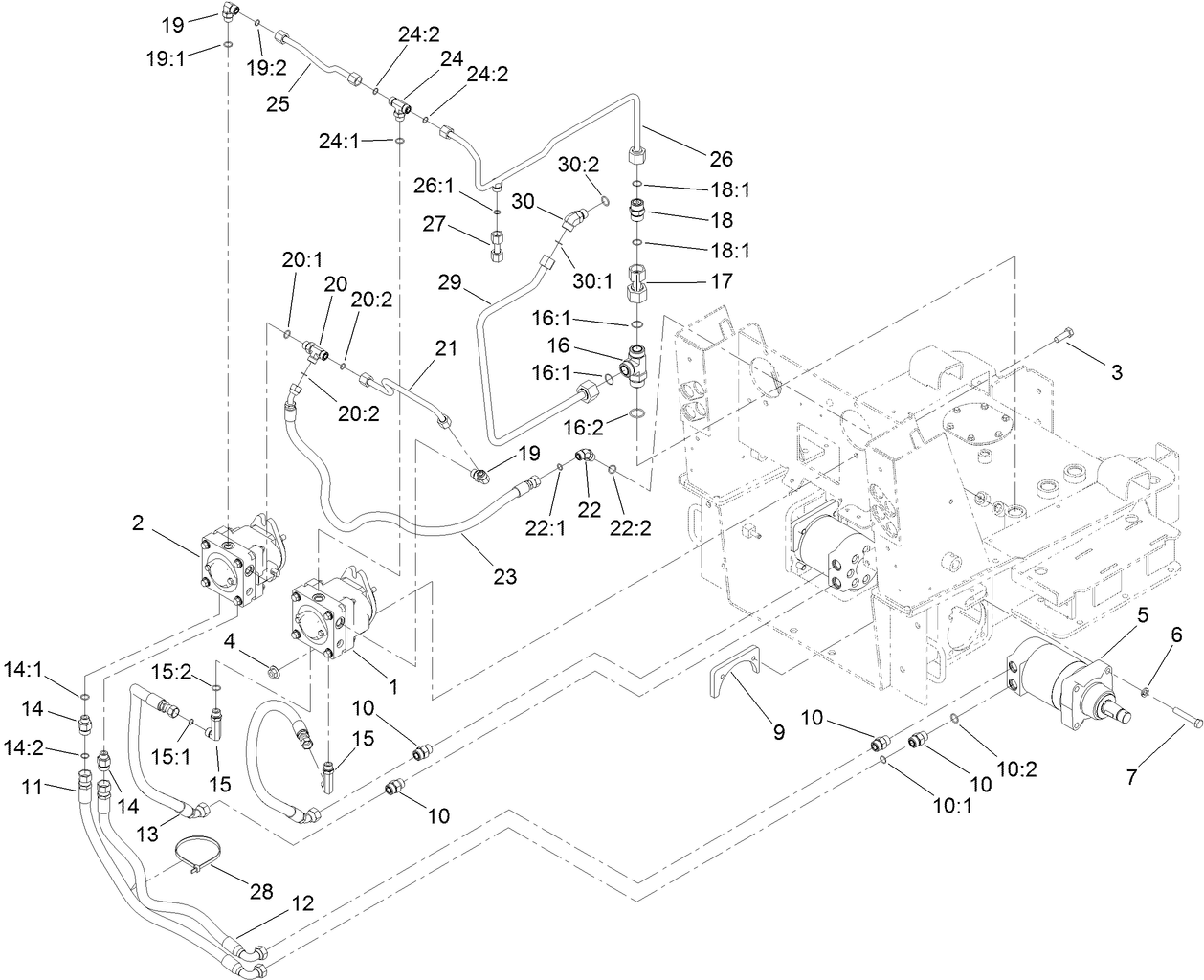 Traction Hydraulic Assembly