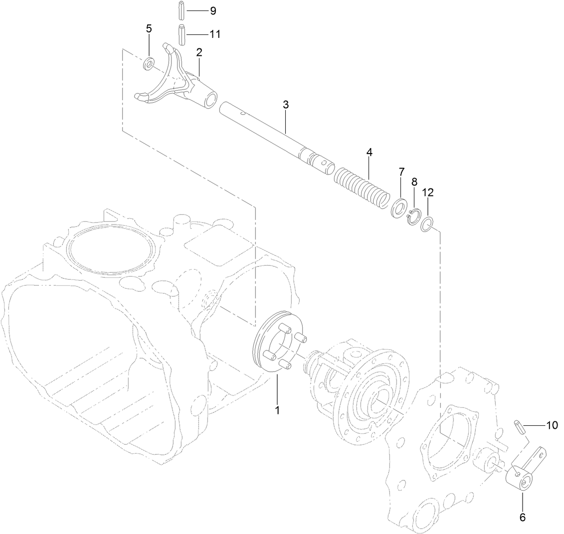 Differential Lock Assembly Transaxle Assembly No. 120-7610