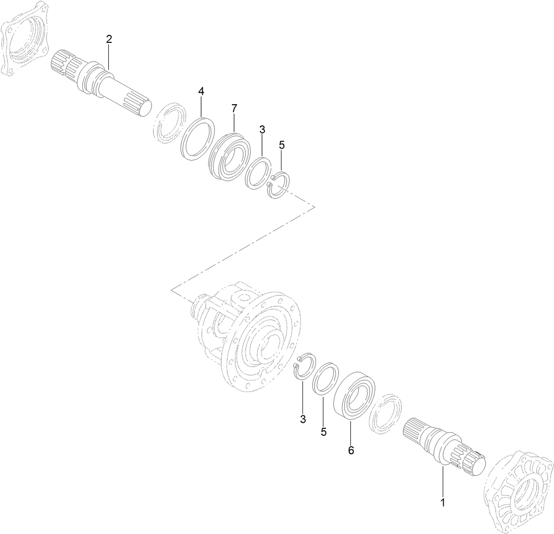 Axle Shaft Assembly Transaxle Assembly No. 120-7610