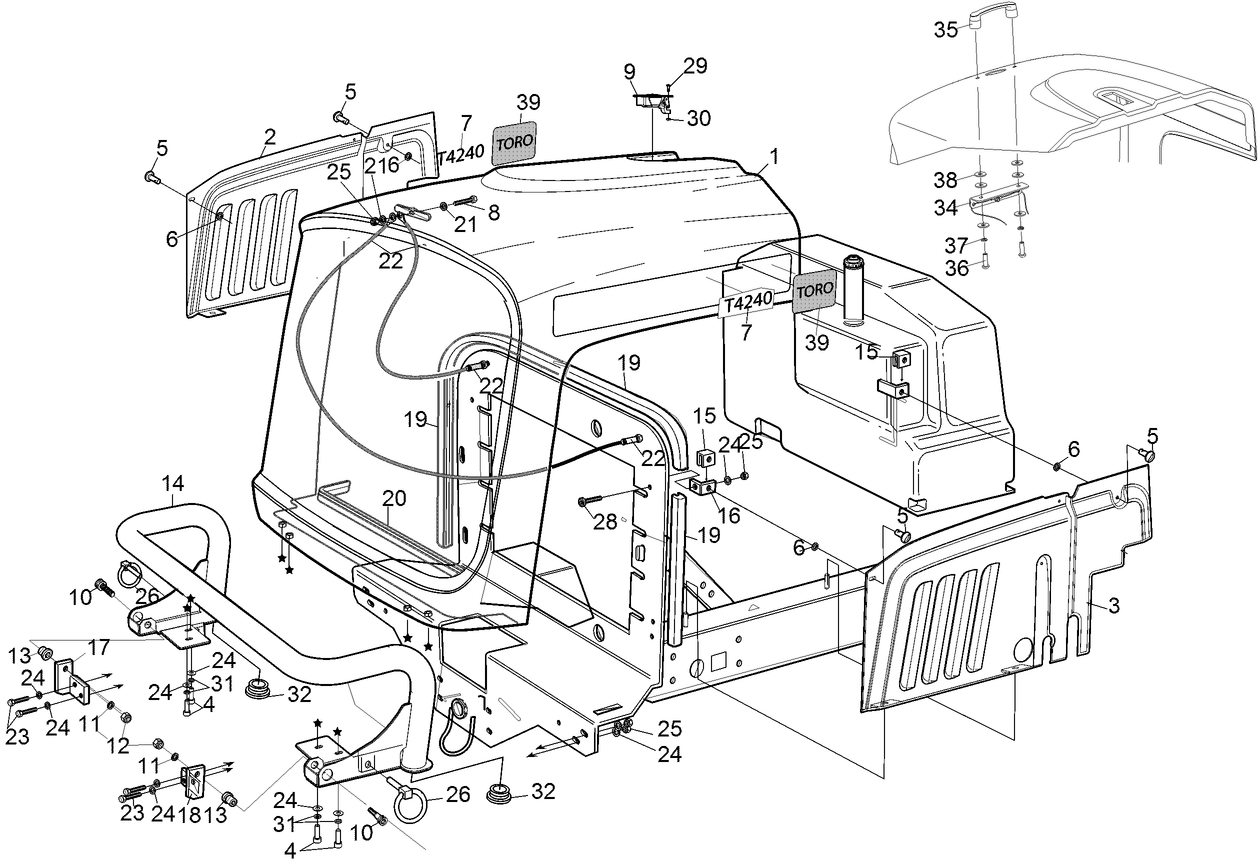 Engine Cover & Side Screen