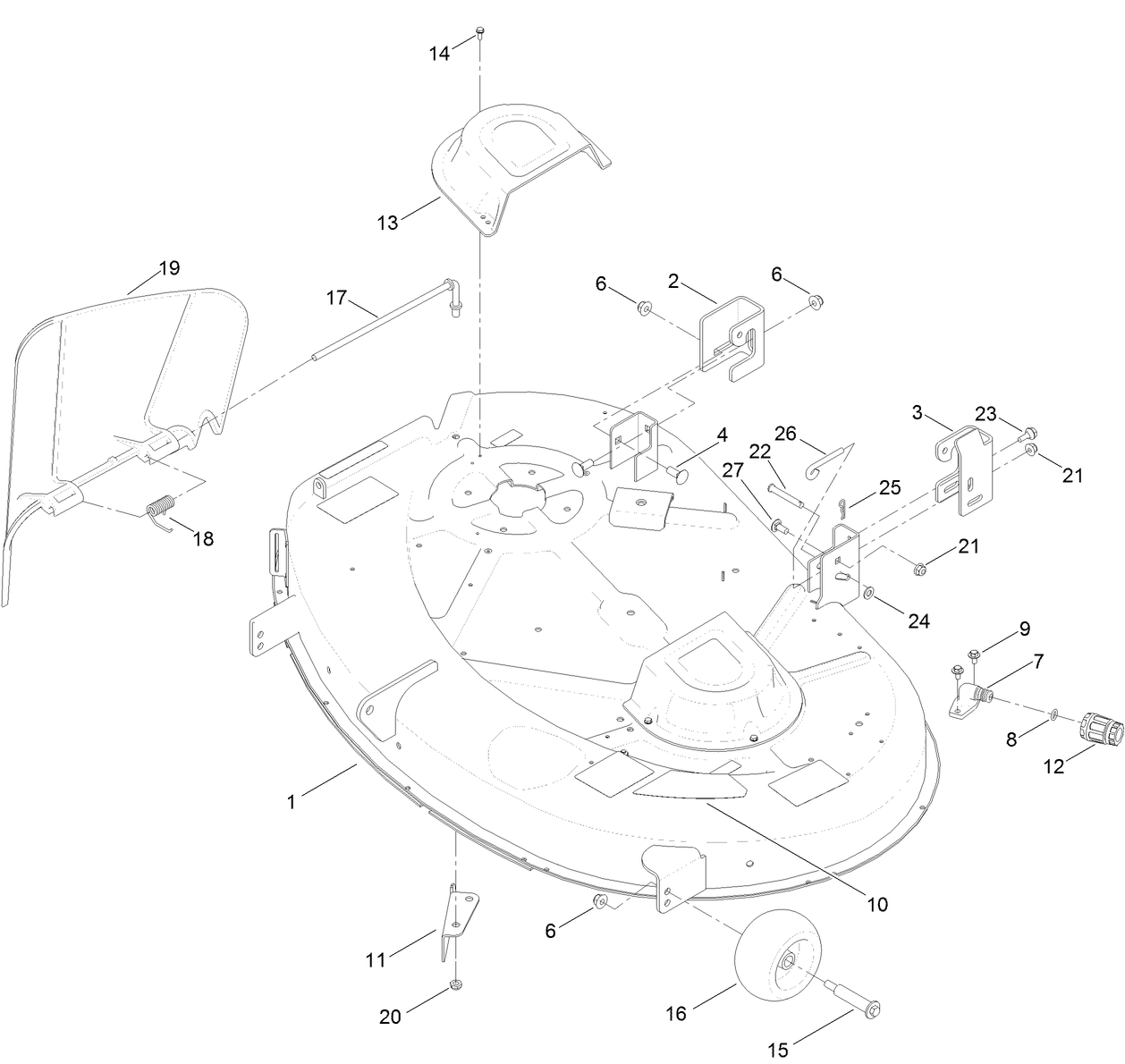 42 Inch Deck Assembly