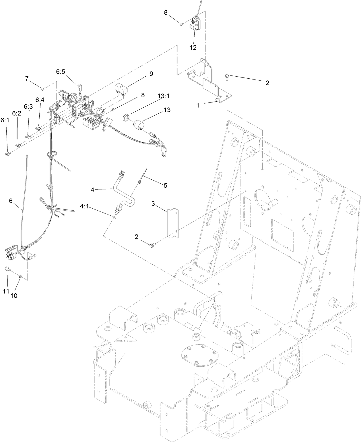 Wire Harness, Temperature Sensor and Shield Assembly