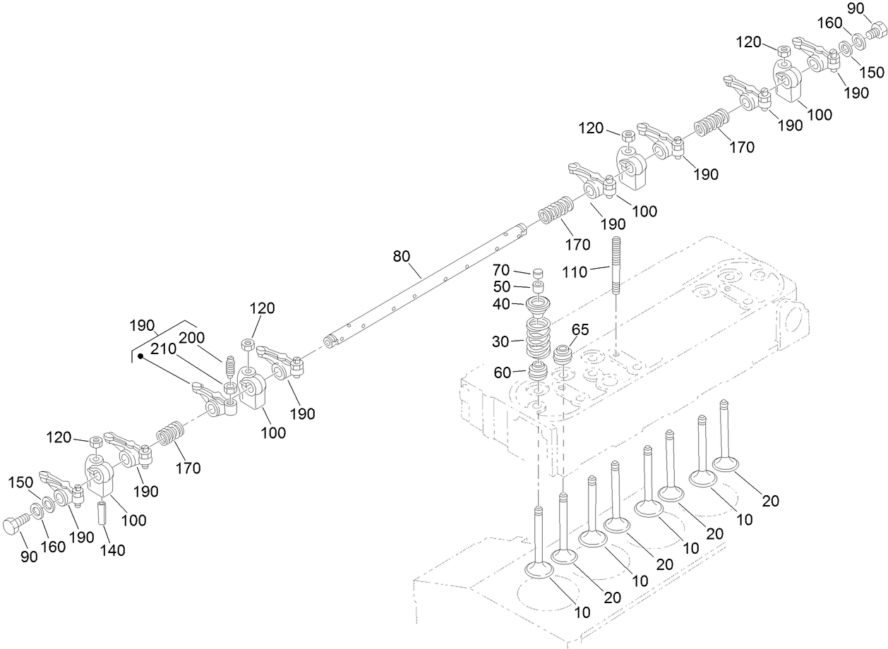 Valve and Rocker Arm Assembly