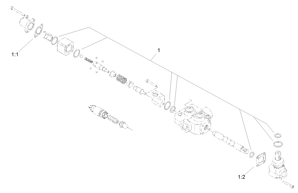 One Spool Valve Assembly No. 104-2831