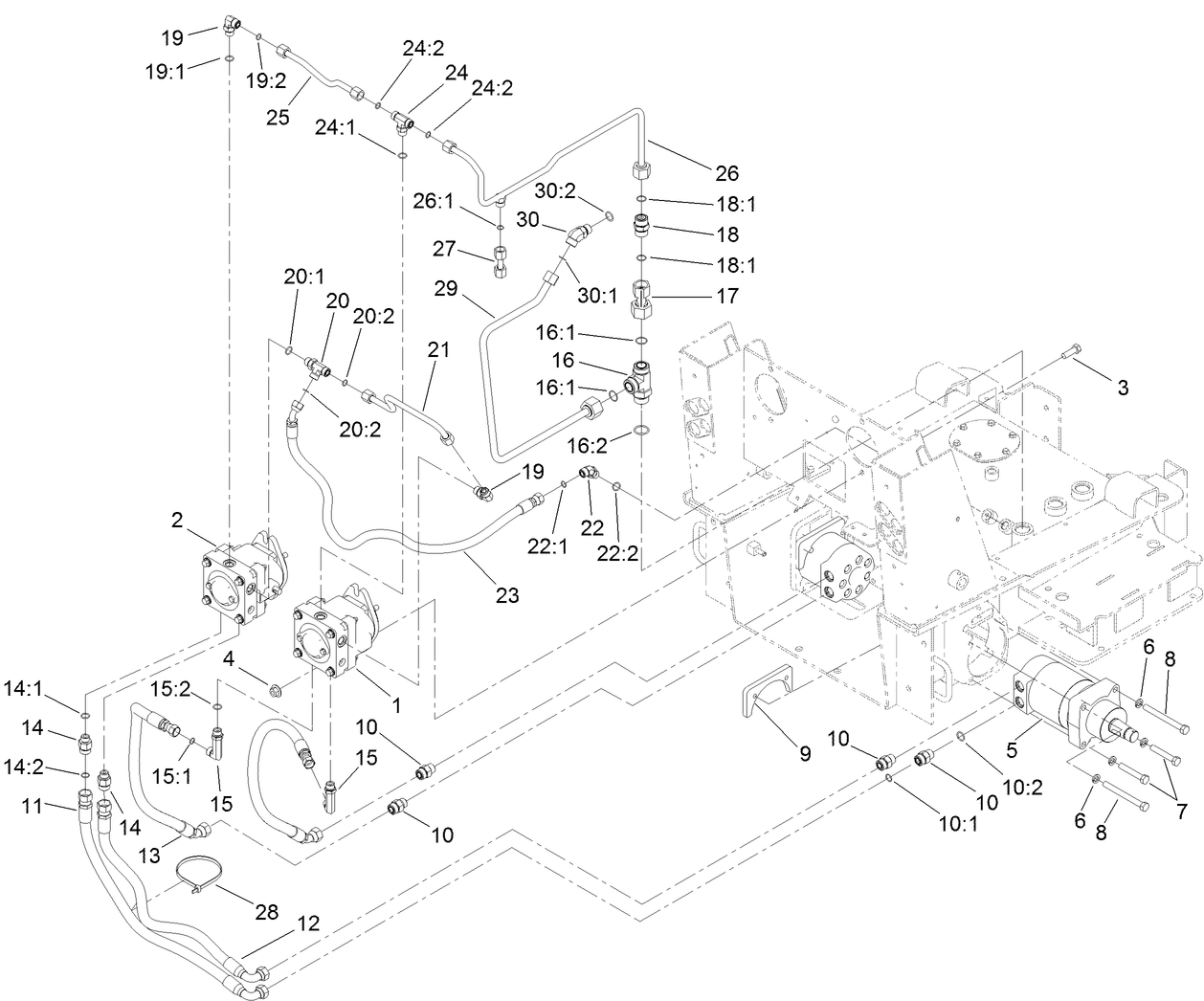 Traction Hydraulic Assembly
