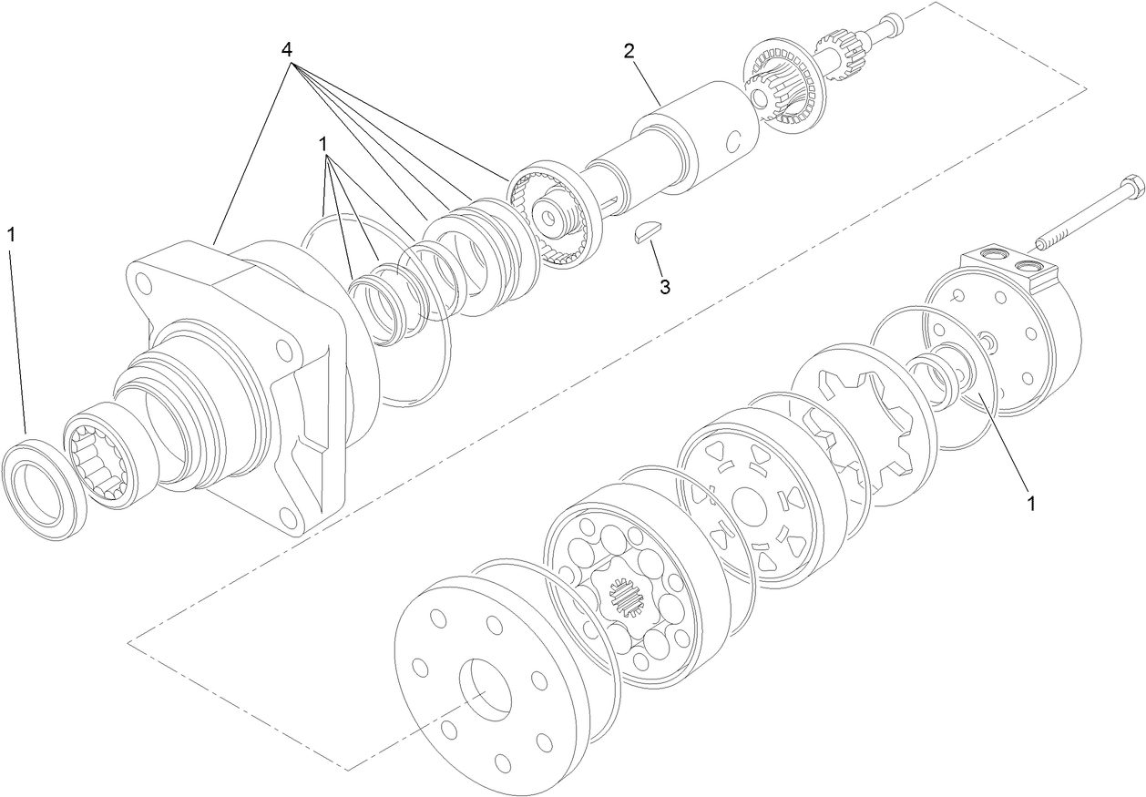 Hydraulic Motor Assembly No. 114-1756