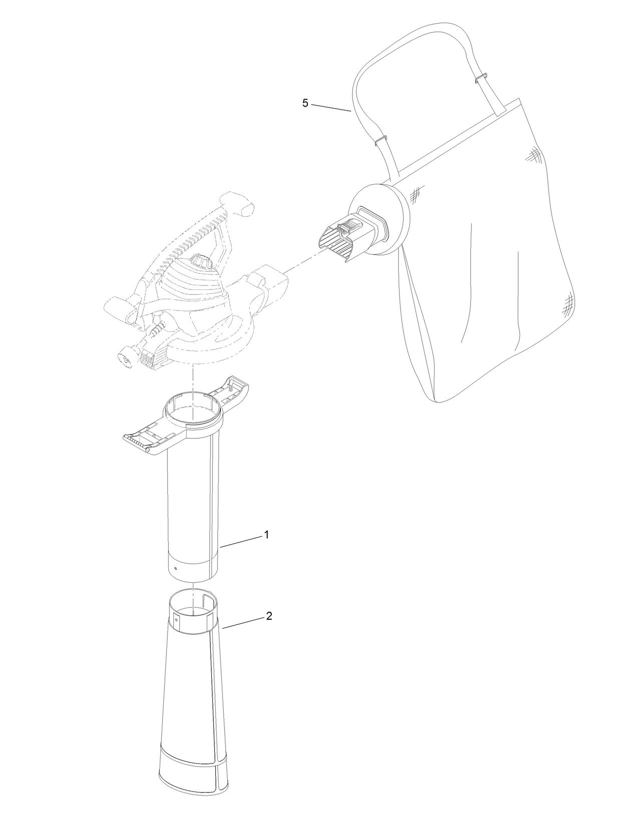 Vacuum Tube and Bag Assembly