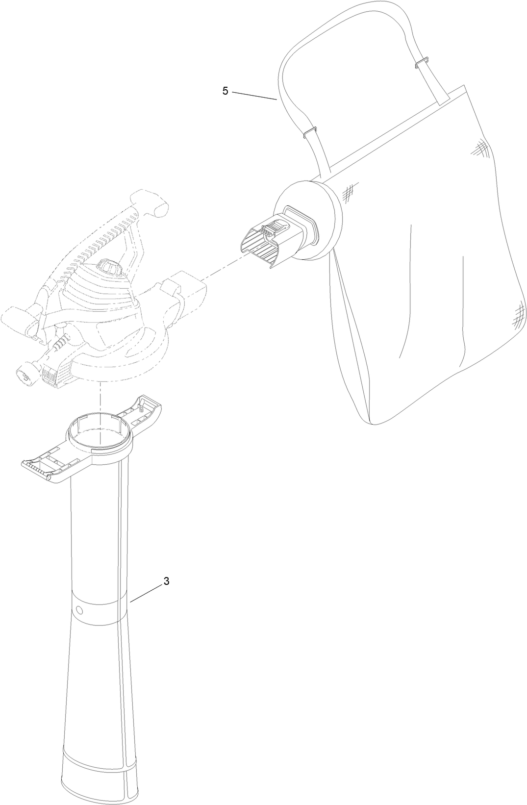 Vacuum Tube and Bag Assembly