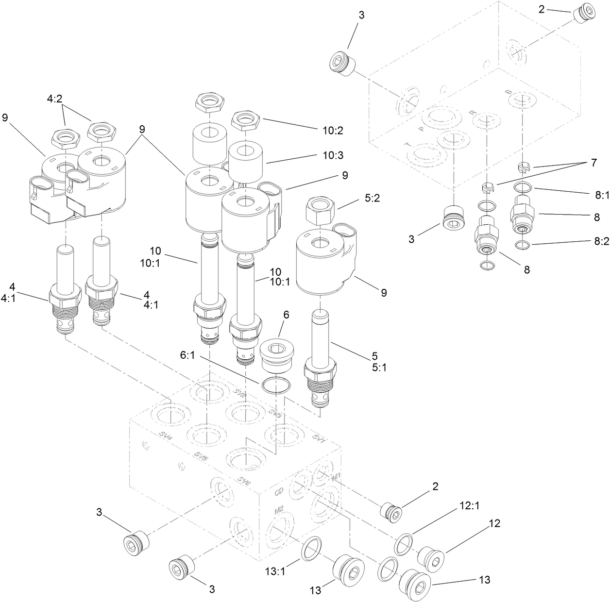Hydraulic Manifold Assembly No. 112-1493