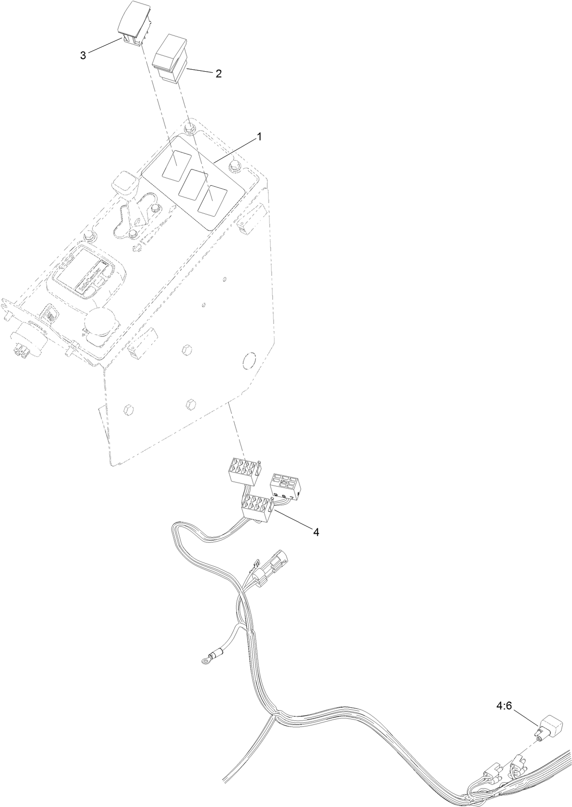 Wire Harness and Switch Assembly