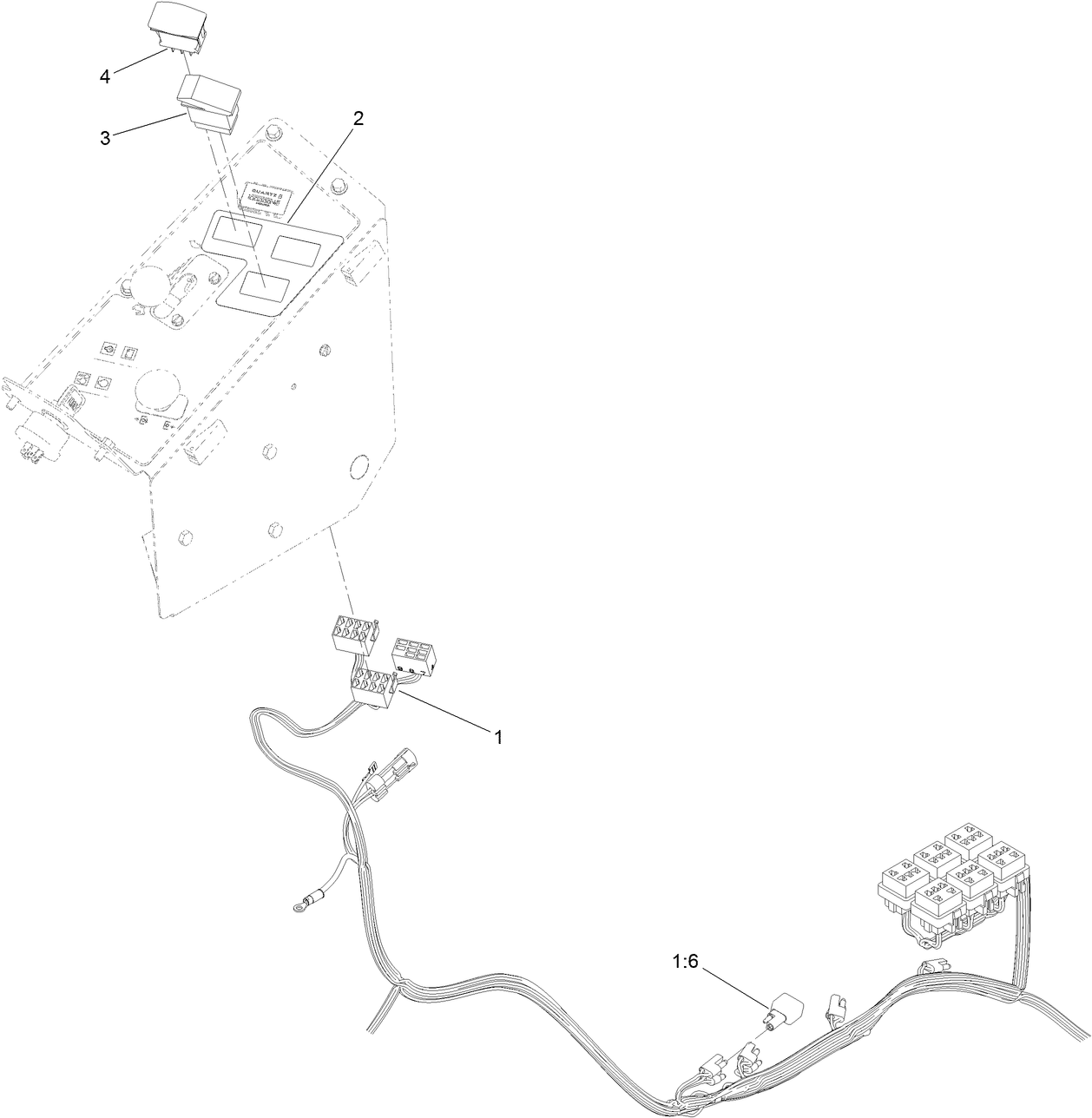 Wire Harness and Switch Assembly