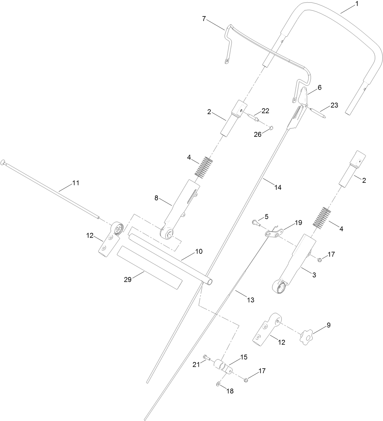 Upper Handle Assembly