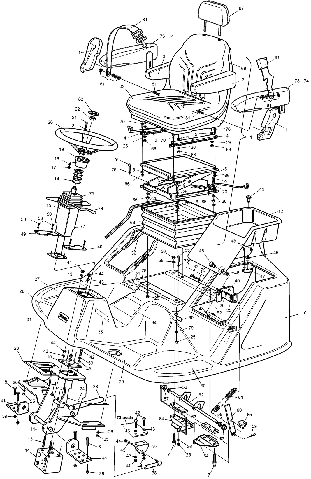 Operator Seat Assembly