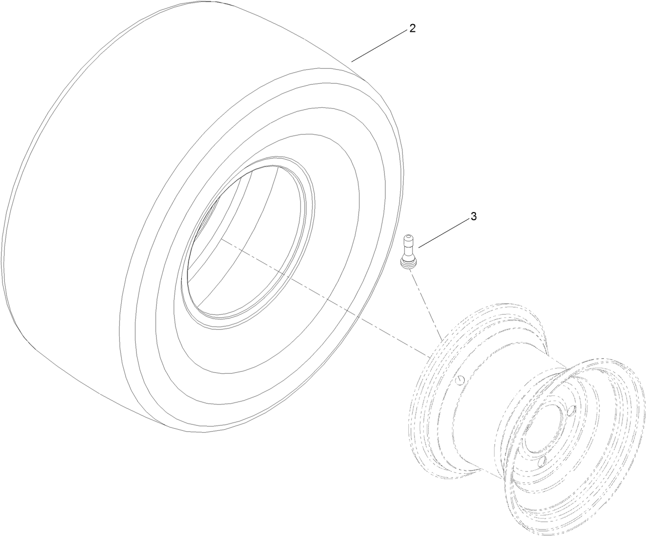 4 Ply Wheel and Tire Assembly No. 119-3422