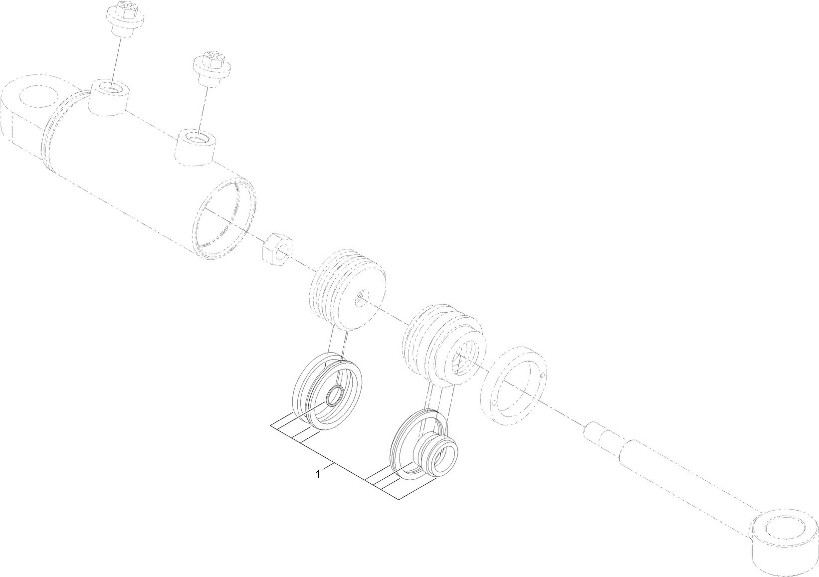 Hydraulic Cylinder Assembly No. 125-2650