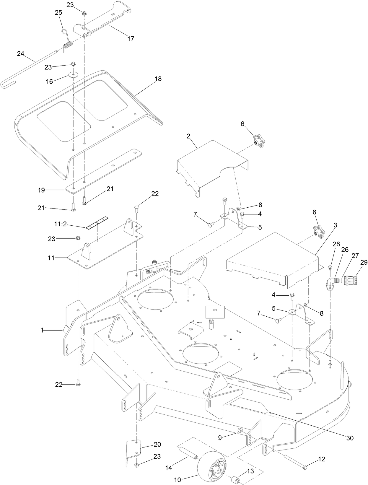 48 Inch Deck Assembly