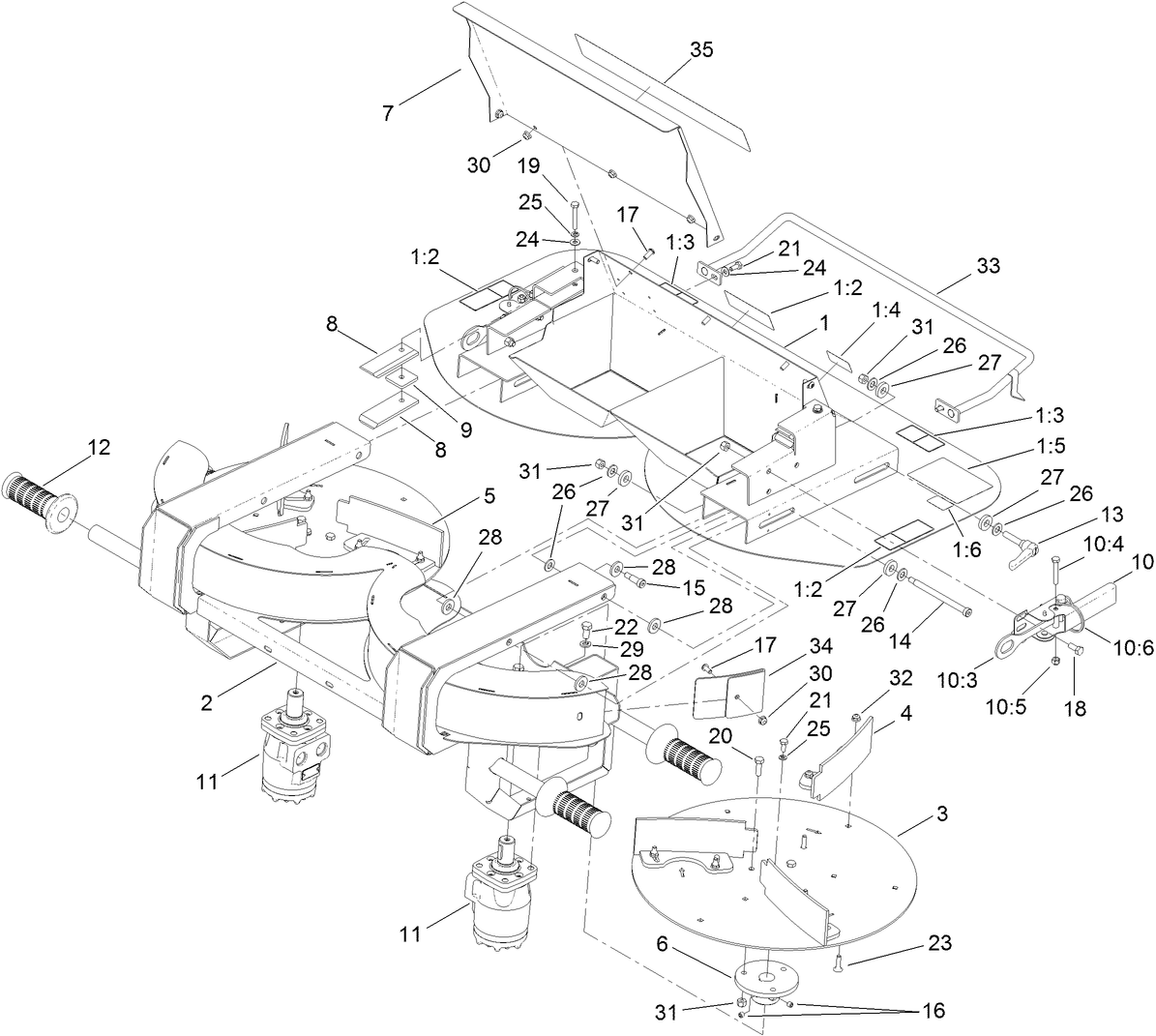 Twin Spinner Assembly