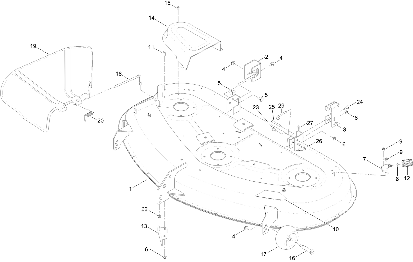 54 Inch Deck Assembly