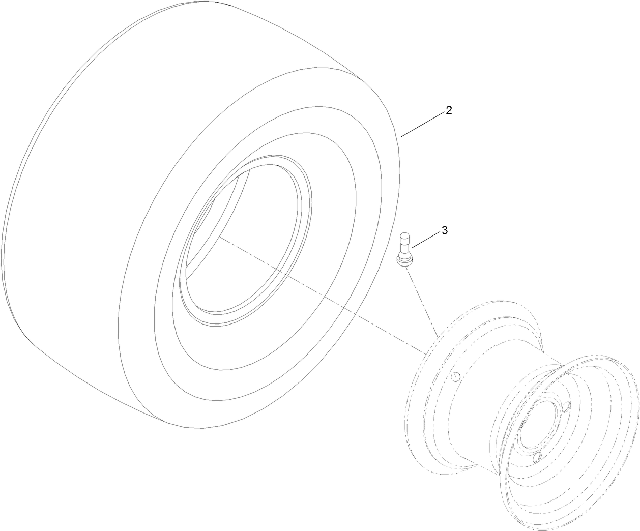 4 Ply Wheel and Tire Assembly No. 109-5268