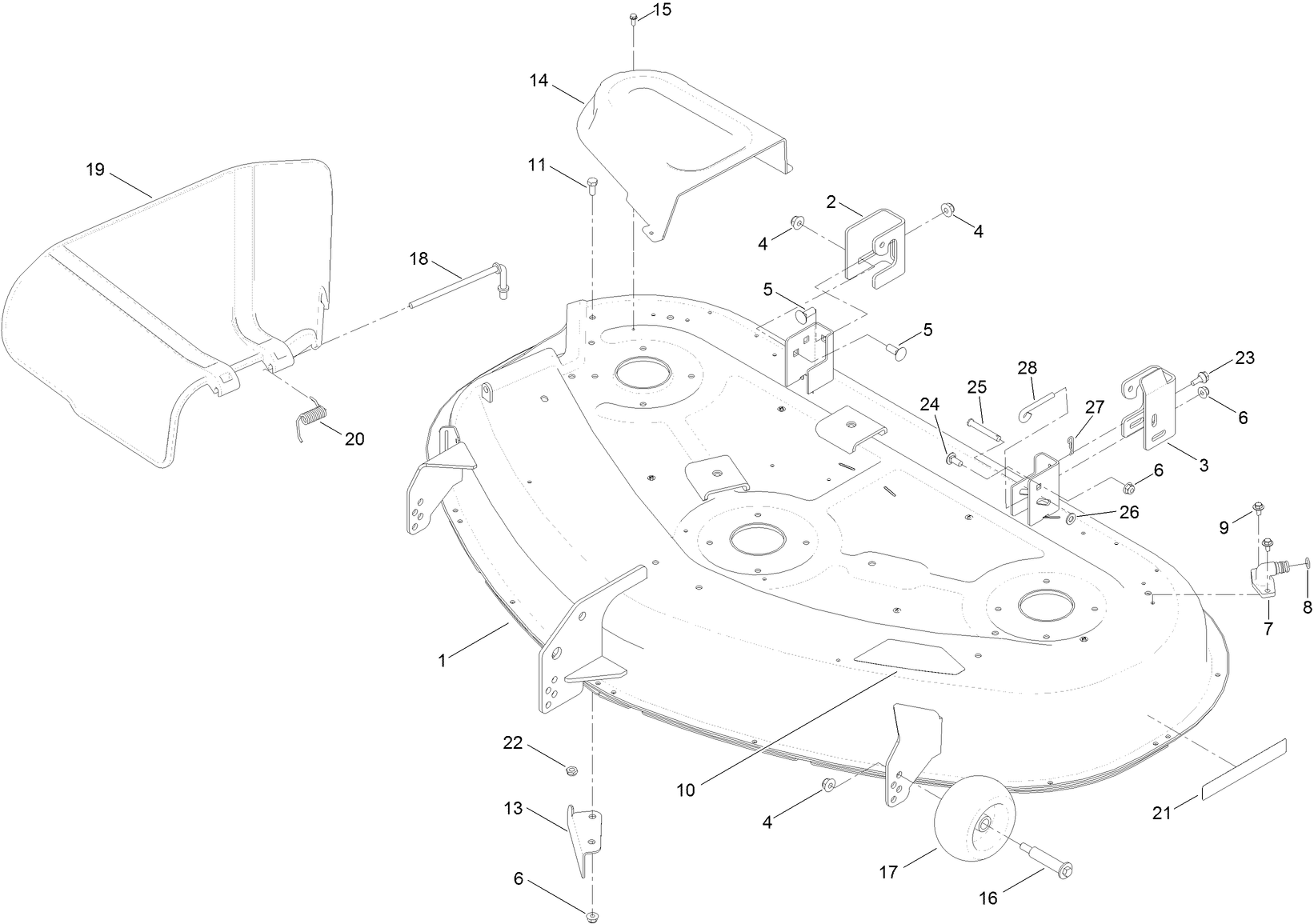 50 Inch Deck Assembly