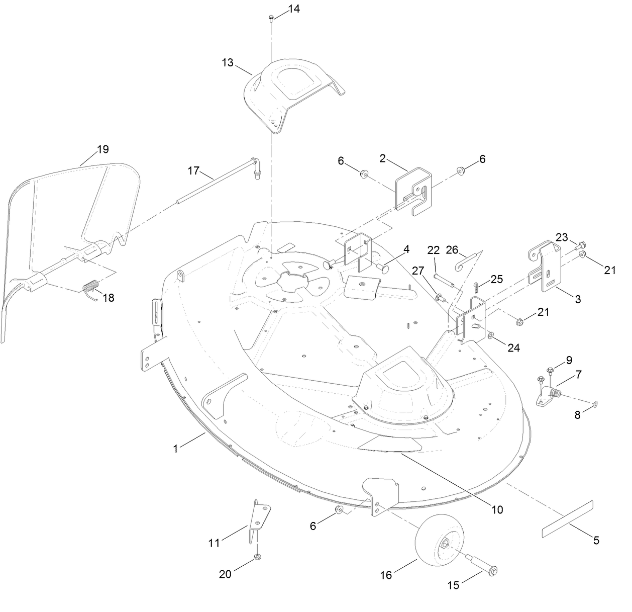 42 Inch Deck Assembly