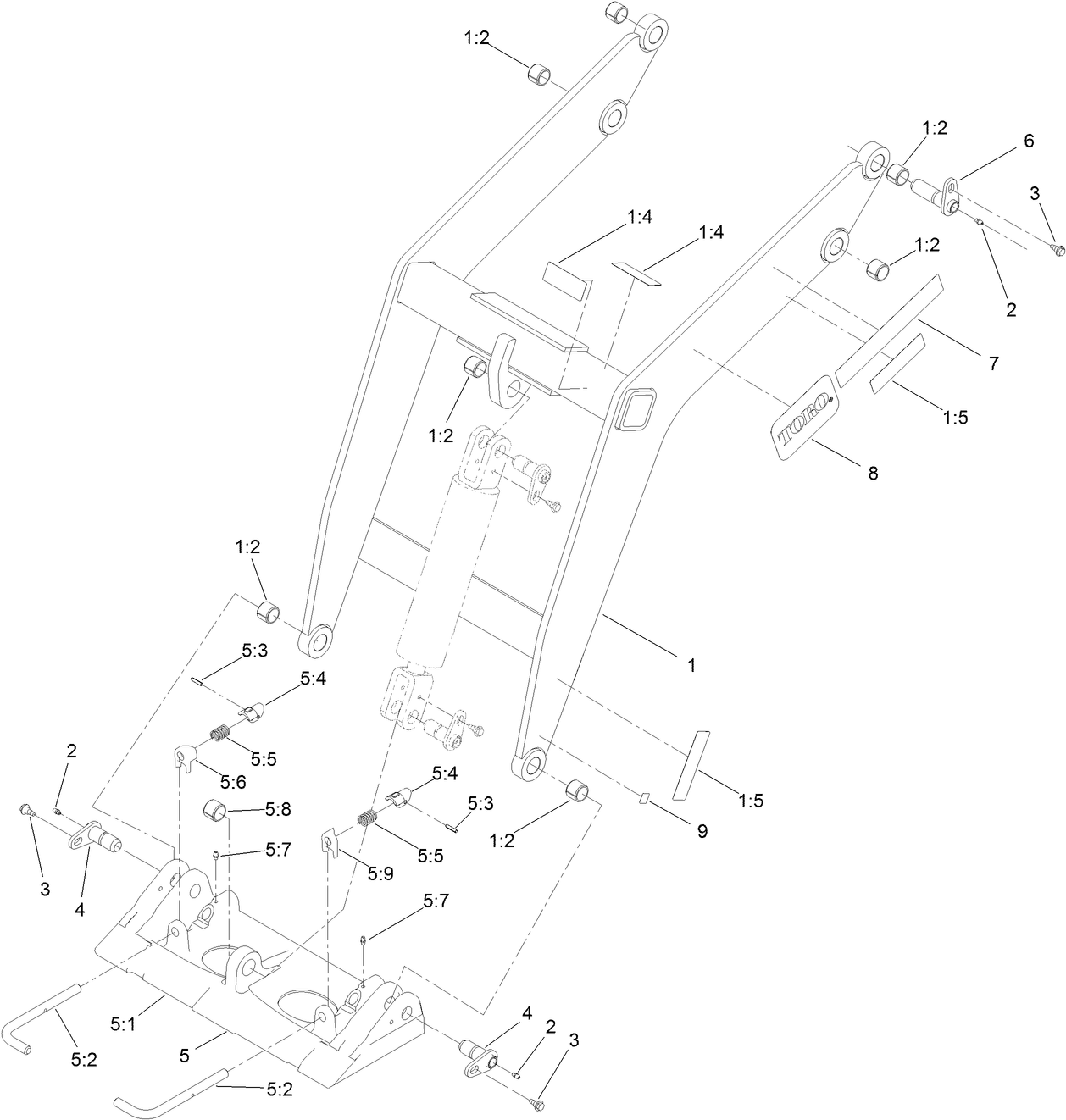 Loader and Quick Attach Assembly