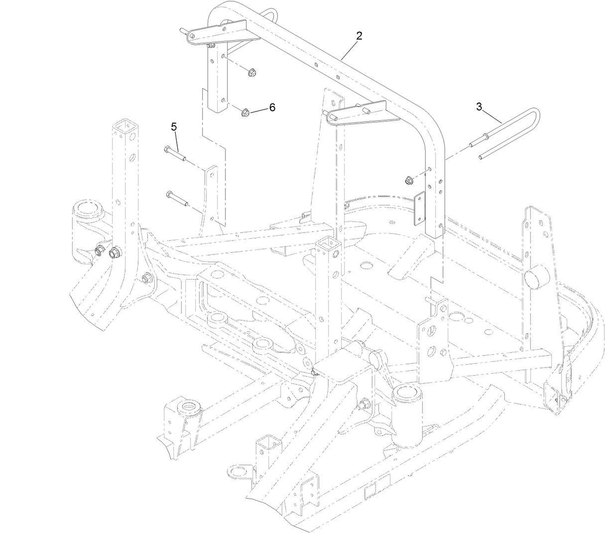 Rear Frame Components Assembly